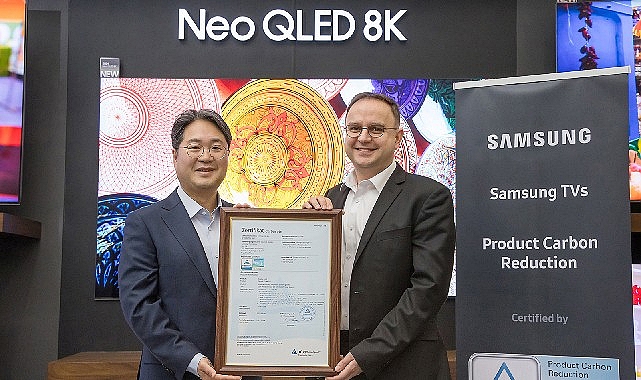 Samsung’un 2024 Model Neo QLED, OLED ve Lifestyle TV'leri, TÜV Rheinland'dan “Düşük Karbon” Sertifikası Aldı