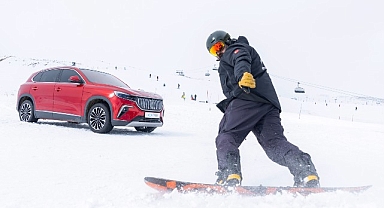 Togg T10X kar pistine çıktı