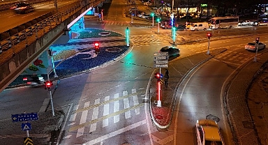 Tramvay hattı kavşaklarında sinyalize çalışması