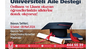 ‘Üniversiteli Aile Desteği’ başvuruları başlıyor