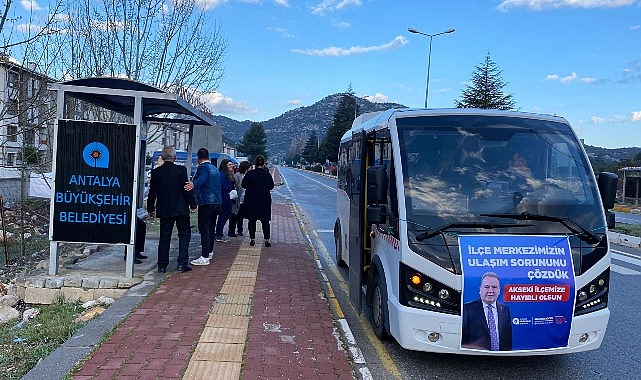 Antalya Büyükşehir'den Akseki'ye ulaşım desteği