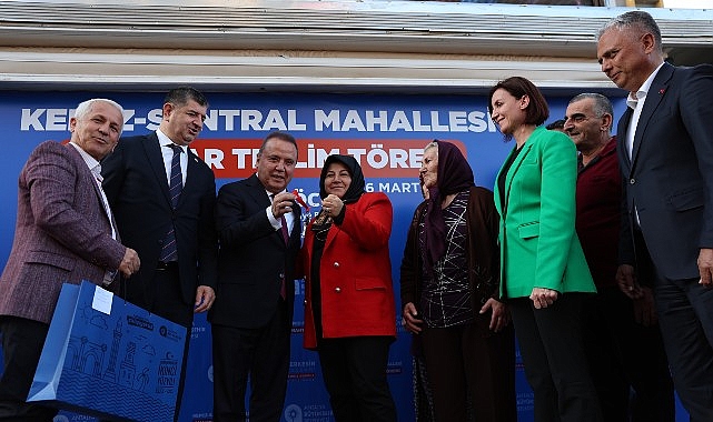 Kepez-Santral Mahallesi'nde anahtar heyecanı