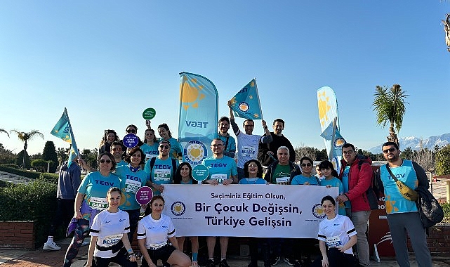TEGV, Runtalya Maratonu'nda Çocuklara Eğitim Desteği Sağladı