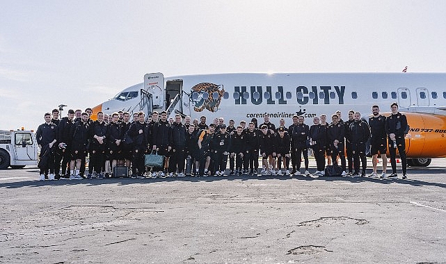 “Tigers on Tour” Hazırlık Kampı Hull City Corendon Uçağıyla Antalya Havalimanı'nda