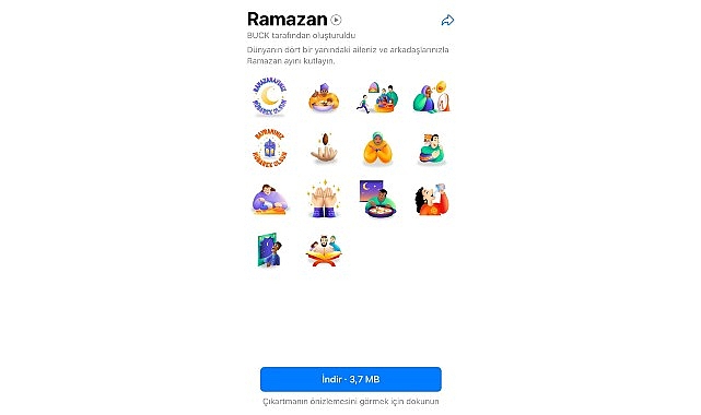 Ramazan Ayı Çıkartma Paketi ile Bağlantıyı Güçlendirin!