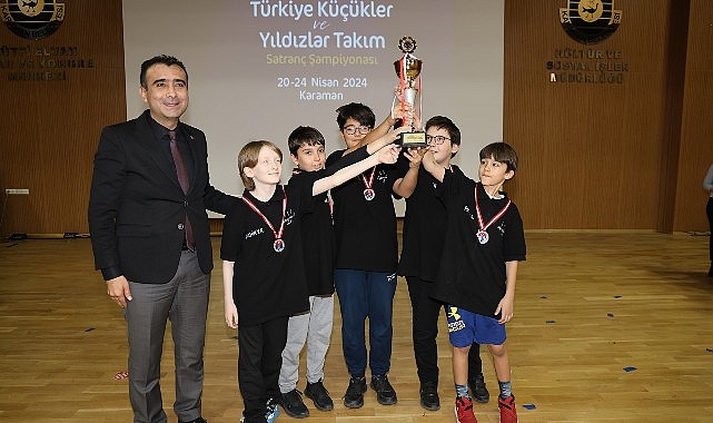 Karaman’da yapılan 2024 Türkiye Küçükler ve Yıldızlar Takım Satranç Şampiyonası sona erdi