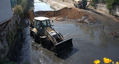 30 bin ton çamur çıkarıldı Manda Çayı’nda temizlik seferberliği