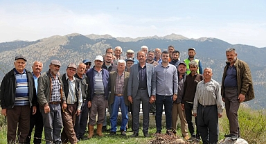 Antalya Büyükşehirden, Kaş Akörü'ne kapalı devre sulama sistemi