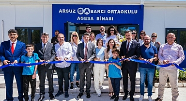 Arsuz Sabancı Ortaokulu AgeSA Binası Hatay’a Kazandırıldı