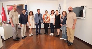 Atatürkçü Düşünce Derneği Aydın Büyükşehir Belediye Başkanı Özlem Çerçioğlu'na nezaket ziyaretinde bulundu