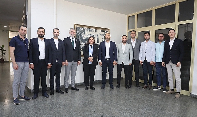 Aydın Genç İş İnsanları Derneği Aydın Büyükşehir Belediye Başkanı Özlem Çerçioğlu'na nezaket ziyaretinde bulundu