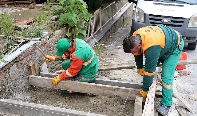 Çankaya'da Merdivenli Yollar Yenileniyor