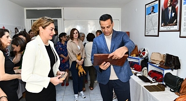 Çiğlili Kadın Kursiyerlerin El Emeği Ürünleri Görücüye Çıktı