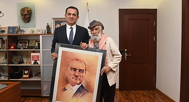 Etem Çalışkan, Başkan Abdullah Özyiğit’i ziyaret etti