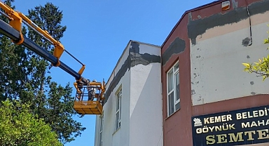 Göynük Mahallesi Semt Evi’nde onarım çalışmaları