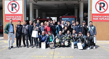 Güney Kore’nin Changwon şehrinin itfaiye teşkilatından oluşan bir heyet Nevşehir Belediyesi İtfaiye Müdürlüğü’nü ziyaret ederek incelemelerde bulundu
