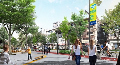 İstanbul Büyükşehir Belediyesi Bağdat Caddesini Yeniliyor