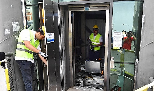 İzmir Büyükşehir Belediyesi Asansör ve yürüyen merdivenlerin bakımı için özel ekip kuruldu