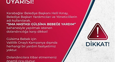 Karabağlar Belediyesi'nden dolandırıcılık uyarısı