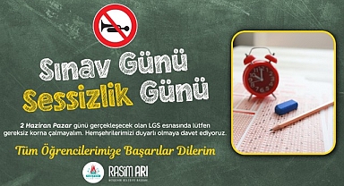 Nevşehir Belediye Başkanı Rasim Arı, hafta sonu Liselere Geçiş Sistemi (LGS) kapsamındaki merkezi sınava girecek öğrencilere başarılar diledi