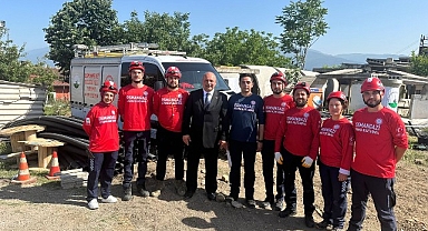 Osmangazi Belediyesi arama kurtarma ekiplerinden nefes kesen tatbikat