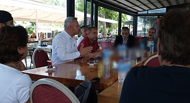 Sanat Sokağı’ndaki esnafla toplantı yapıldı