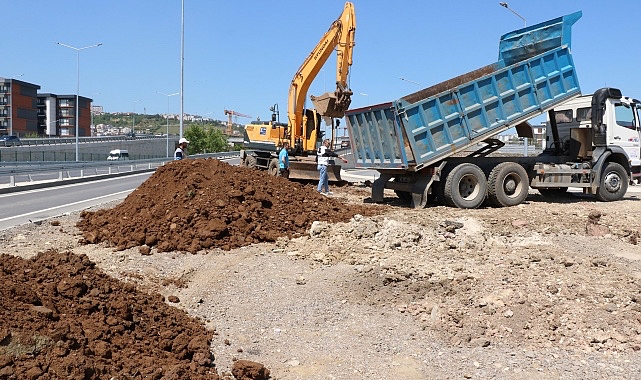 Yeşilova-Solaklar Kavşağı'nda çevre düzenlenmesi