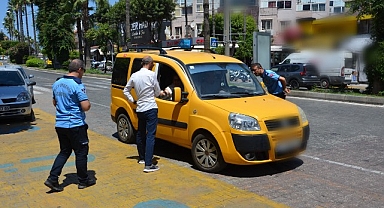 Alanya'da halk otobüsleri ve taksiler denetlendi
