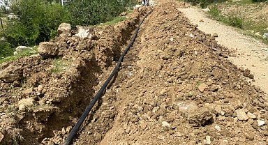 Antalya Büyükşehir'den Aksekili üreticilere sulama borusu desteği