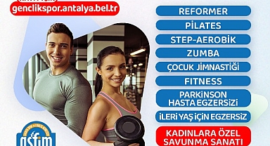Antalya Büyükşehir ile 7'den 70'e herkes sporla buluşacak
