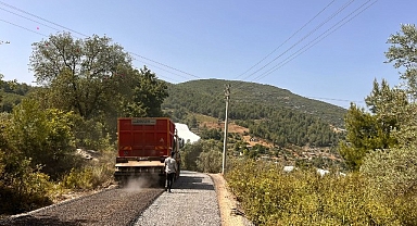 ASAT'ın Gazipaşa'daki sathi asfalt yapıyor