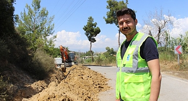 ASAT Manavgat Karaöz'de su borularını yeniliyor