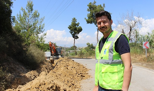 ASAT Manavgat Karaöz'de su borularını yeniliyor
