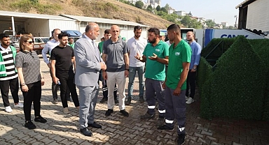 Başkan İbrahim Sandıkçı Personelle Bayramlaştı 