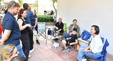 Başkan Kınay LGS’de öğrencileri ve ailelerini yalnız bırakmadı