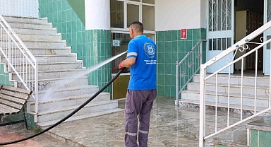 Buca’da bayram temizliği başladı