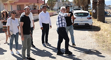 Burhaniye Belediye Başkanı Ali Kemal Deveciler ve Ekibi Tam Kadro Sahada