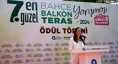 'En Güzel Bahçe, Balkon ve Teras Yarışması' ödülleri sahiplerini buldu