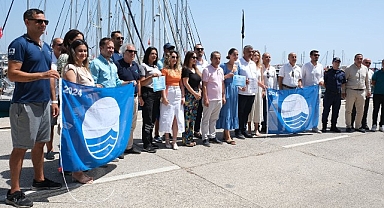 Kemer G-Marina ve 5 tekneye mavi bayrak ödülü 