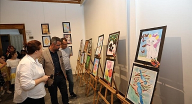 Küçük Sanatçıların Eserleri Kent Müzesinde Sergileniyor