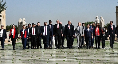 Lüleburgaz Belediye Başkanı Dr. Murat Gerenli Anıtkabir'deydi