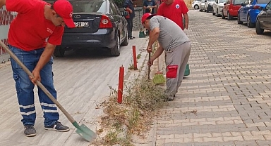 Menderes Belediyesi’nde Yol Temizliği