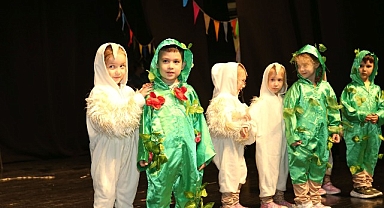 Miniklerin hayal gücü sahneye taşındı