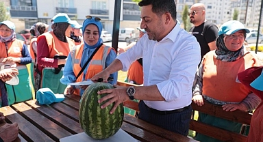 Nevşehir Belediye Başkanı Rasim Arı, belediye ekiplerinin çalışma alanlarında incelemelerde bulundu
