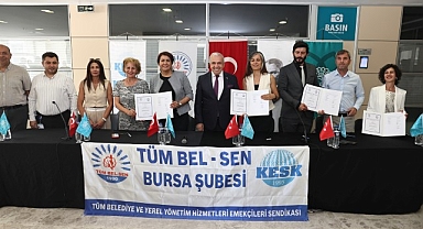 Nilüfer Belediyesi’nde toplu iş sözleşmesi sevinci