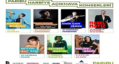Paribu Harbiye Açıkhava Konserleri Başlıyor