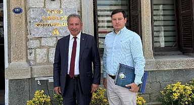 Salihli Belediye Başkanı Mazlum Nurlu TCDD İzmir 3. Bölge Müdürlüğü'nde görüşmelerde bulundu