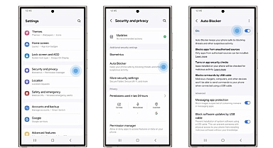 Samsung Galaxy’nin Otomatik Engelleyici ve Mesaj Koruması özellikleri siber tehditlere karşı etkili koruma sağlıyor