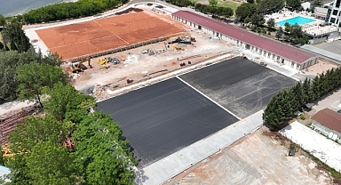 Tenis merkezinde tamamlanma %80