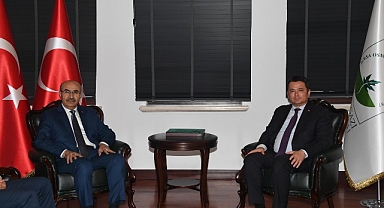 Vali Demirtaş’tan Başkan Aydın’a iade-i ziyaret